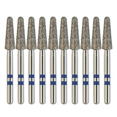 Zirconia Diamond Burs Friction Grip Egg Football Ball Round End Taper Cylinder