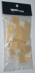 Forney 62118 White Cable Tie Mounts 1 x 1 in Square Nylon Holds 18-50 lbs 50 pk