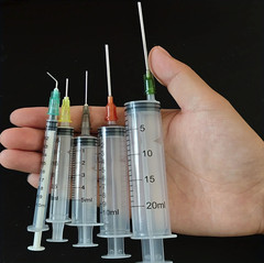 14pcs Syringe Set Blunt Needle Measuring Refill Craft Tool Kit – NEW