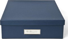 Impact Resistant Blue File Organizer with Lift-Off Lid – 478 Cubic Inch Capacity