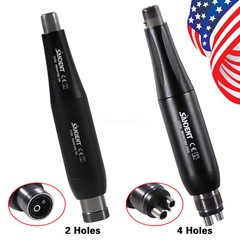 Dental Hygiene 4:1 Prophy Handpiece Straight Nose Cone 2 Holes 4 Holes Air Motor