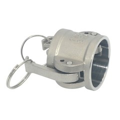 1″ inch Type DC Dust Cap Coupler Stainless Steel 304 Hose Pipe Fitting Camlock