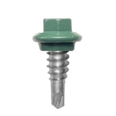 Metal Roofing Stitch Lap Screws #14 x 7/8″ Painted Hex Head EPDM Washer