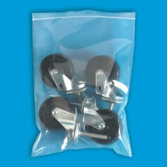 15 x 18″ Clear Reclosable Poly Bag 8 Mil Lock Seal Zip Plastic Baggies 250/Pack