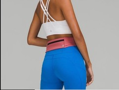 NWT SMALL Lululemon Fast and free Run Belt BRIAR ROSE