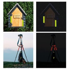 Reflective Tape 1 Inch x 30 Feet 3 Rolls Waterproof Safety Warning Strips for