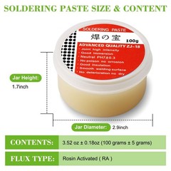 Quality Metal Cased Rosin Soldering Flux Paste Solder Welding Grease100G