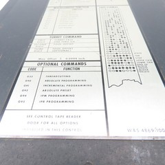General Electric 3N7800CS104C1 Century Mark 550 Control Panel