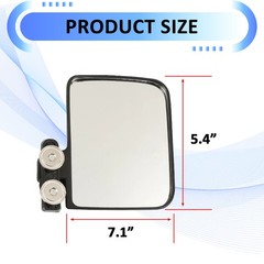 Pair 228lb Rated Magnetic Mirror Tractor View Mirrors For Kubota John Deere 2PCS