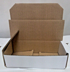 7x4x4 White Corrugated Shipping Mailer Packing Box Boxes 7″ x 4″ x 4″ 50/bundle