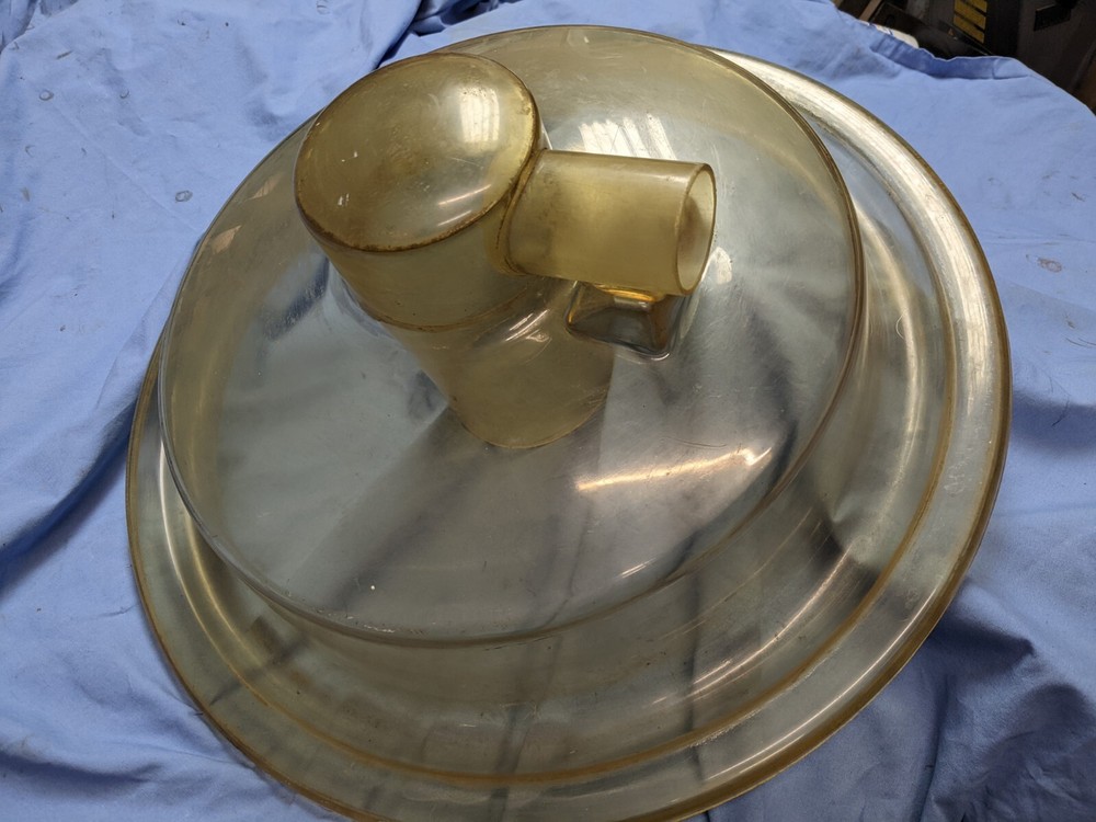 CASTEX NOBLES CONCORDE HP CARPET EXTRACTOR #100111 DOME for RECOVERY TANK,USED