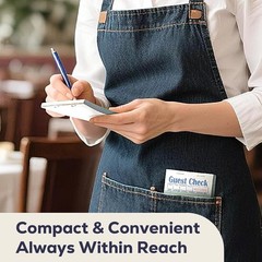 Restaurant Server Note Pads 2500 Sheets – 50 Pads Carbonless