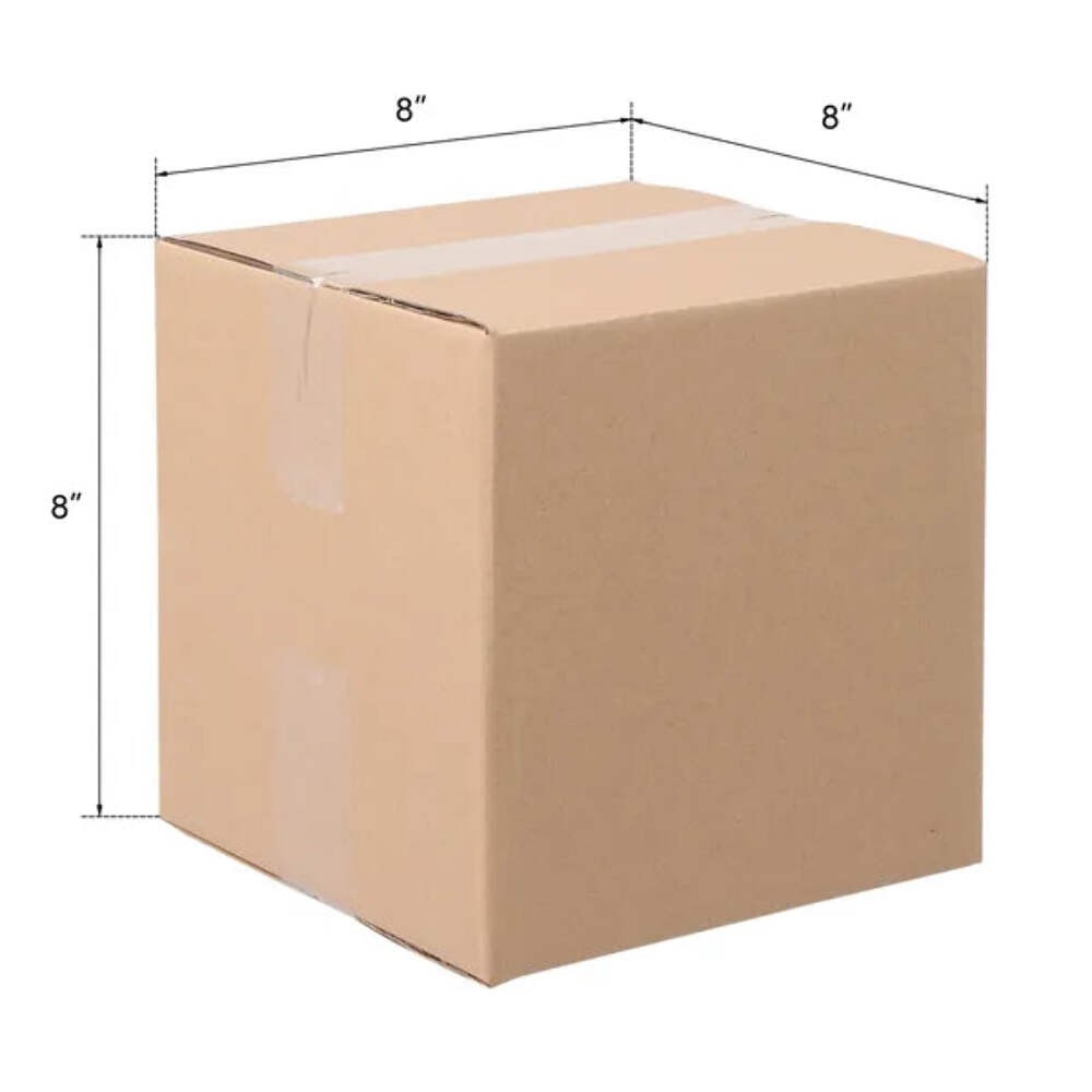 50 Pack 8x8x8 Shipping Boxes Corrugated Cardboard Mailing Box Bulk 8x8x8″