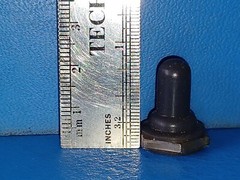 SWITCH BOOT, M5423/01-01, APM, N1030-1, 15/32-32NS GRAY, DUST AND MOISTURE COVER