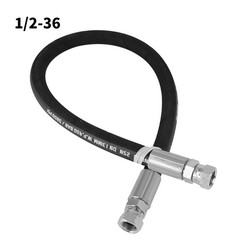 1/2″ x 4,000 PSI (3/4-16) Hydraulic Hose Assembly with Female JIC37° Swivels