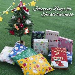 Christmas Poly Mailer 14.5×19 Inch 50 Pcs Waterproof Shipping Bags for Clothi…