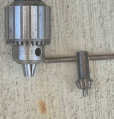Vintage Babco 2T01 Right Angle Drill Drive Jacobs 7B Chuck w/ Genuine N1 Key USA
