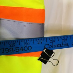 Walls Men’s 2XL Premium ANSI 2 High Visibility 3MSafety Zip-Up Vest w/ Pockets