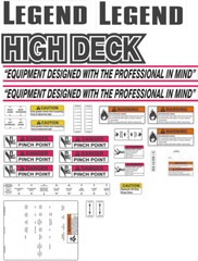 Leeboy 8500 Decal Kit- Very high quality aftermarket decals