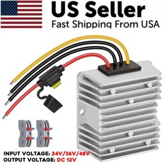 20 AMP 48V 36V VOLT VOLTAGE REDUCER REGULATOR TO 12V Golf Cart Dc Buck Converter
