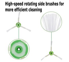 For iRobot Roomba i7 E5 E6 Vacuum Cleaner Roller/Main/Side Brush+ Filter Set