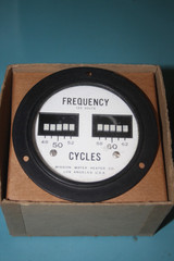 NEW OLD STOCK Mission Water Heater Co 48-TO-62 Cycles Frequency Meter 125V