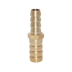 Joywayus 3/8″ to 1/2″ Reducer ID Hose Barb Splicer, Hex 3/8″x1/2″, Brass