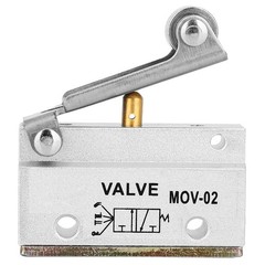 ­MOV-02 G1/8 Thread Roller Lever Air Pneumatic Mechanical Valve 0-0.8MPa