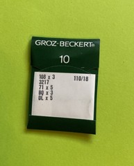 *NOS* 108X3-110/18-GROZ-BECKERT-SEWING NEEDLE (PK. OF 10) FREE SHIPPING*