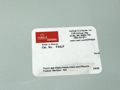 Hoffman F44LSAG Sealing Plate Kit 90-Degree Angle Lay-in 4″ X 4″ 18470