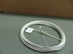 25 feet 20 AWG Silver plated copper Kapton PTFE Wire White 19 strand USA SPC