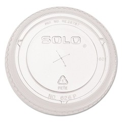 SOLO Cup Company – Ultra Clear Flat Cold 100 Count (Pack of 1), clear