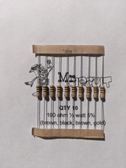 10 ea – 1/2 W 5% carbon film resistor tan -Choose 130 Values 1 ohm – 22 Meg