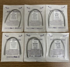 Dental Orthodontic Thermal Activated Archwires Niti Arch Wire Ovoid Natural Form