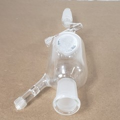 Chipped Chemglass AF-0548-02 200mL Addition Funnel 24/40 Joint Size Med Frit