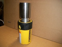 ENERPAC DUO RC504 50 TON HYDRAULIC CYLINDER WITH EXTRAS 700 BAR 10,000 PSI