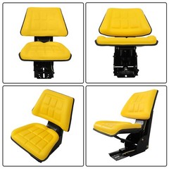 LABLT Yellow Tractor Suspension Cushioned Seat For Ford/New Holland /John Deere