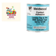 Weldwood Landau Top Contact Adhesive – 1 Gallon Natural Spray, Water & Heat R…