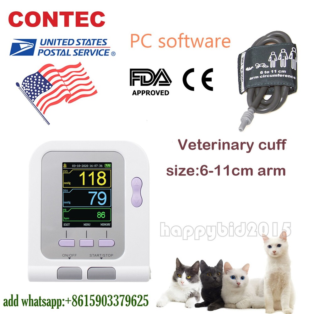 CONTEC08A VET/veterinary Digital NIBP Animal Machine Blood Pressure Monitor,FDA