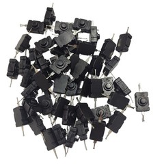 50/100/200x KAN-28 Flashlight Switch AC 250V 1.5A Self-Lock Push Button Switchs
