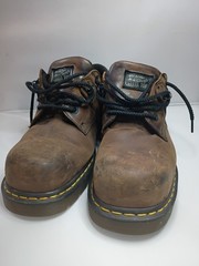 Dr. Martens P0313 Industrial Steel Toe Safety Work Shoes Brown Men’s Size 13 EH