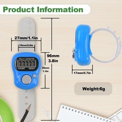 Electronic Tally Counter – 10 Pack Digital Clicker with 5-Digit LCD Display