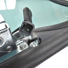 Door Frame with Glass for Bobcat All Wheel Loader: A220, A300 Iron # 7109665