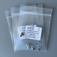 20Sets Dental Orthodontic 1st Molar Wide Big Brackets Roth 022 With hooks