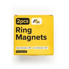 Large Magnet – Grade 10 Big Magnets Heavy Duty, OD60 x ID32 x 10mm Strong Round