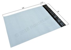 19×24 – #7 – POLY MAILERS – (25) Bags – 2.35 MIL Thick Shipping Envelopes