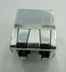 Lot 10 Amp Modular Connector Jacks 8p8c RJ45 Ethernet 90 Angle EMI Shielded Cat3