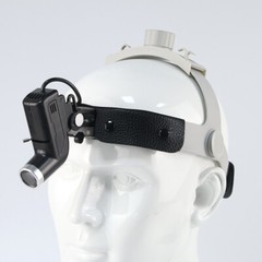 5W ENT Dental LED Headlight Adjustable High Intensity Black with Aluminum Box
