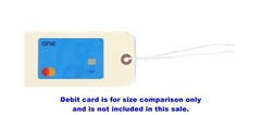 1000- 5 3/4″ x 2 7/8″ Size 7 Manila Inventory Shipping Hang Tags with String