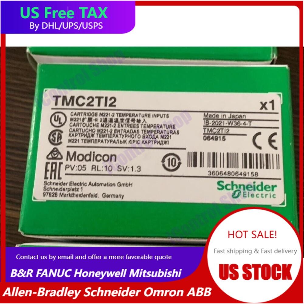 Schneider Modicon TMC2TI2 cartridge M221 PLC – analog 2x Temperature